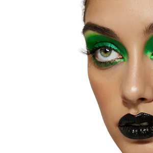 Green Eye With Dramatic Makeup PNG 22 PNG