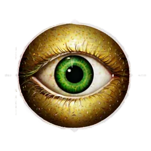 Green Eye With Golden Flecks PNG 06262024