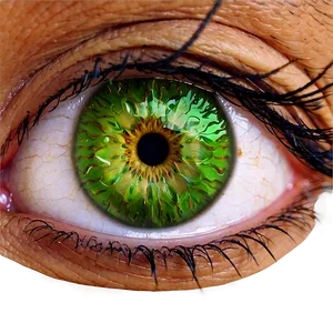 Green Eye With Intricate Patterns PNG Epo PNG