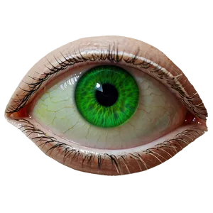 Green Eye With Tears PNG 99