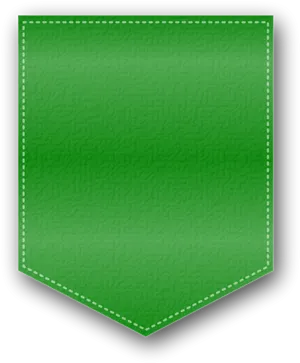 Green Fabric Banner Icon