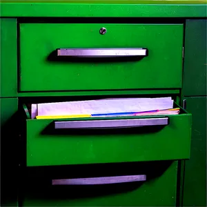 Green Filing Cabinet PNG Kcl40 PNG