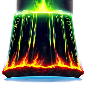 Green Fire Glow PNG 06262024