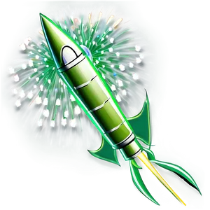 Green Firework Rocket Png Ypd73 PNG image