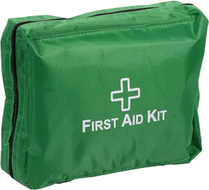 Green First Aid Kit Bag PNG image