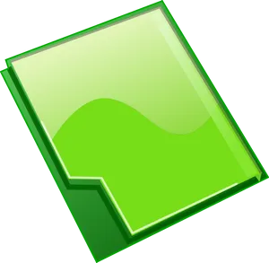 Green Folder Icon PNG image