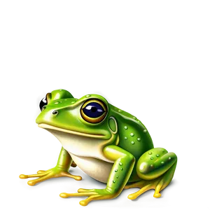 Green Frog Clipart PNG 30