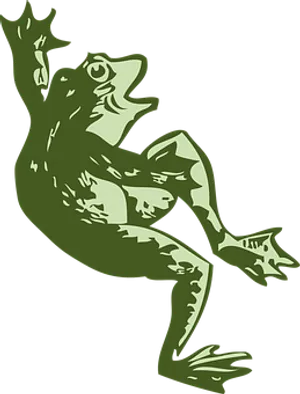 Green Frog Illustration