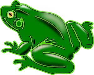 Green Frog Illustration