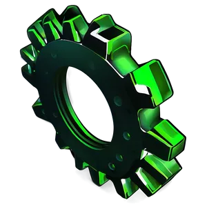 Green Gear Icon PNG 72 PNG
