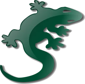 Green Gecko Graphic PNG image