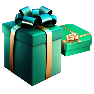 Green Gift Box PNG Ett68 PNG