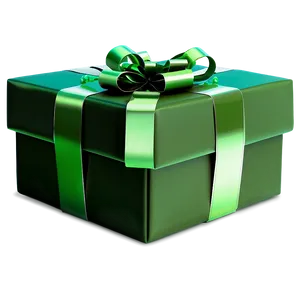Green Gift Box PNG Ljh57 PNG