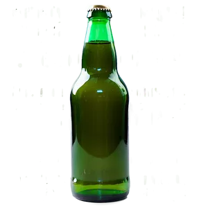 Green Glass Beer Bottle PNG Onj93