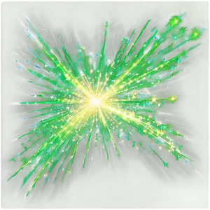Green Glitter Light PNG Ukb