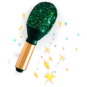 Green Glitter Light PNG Uor