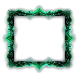 Green Glow Frame PNG 35 PNG