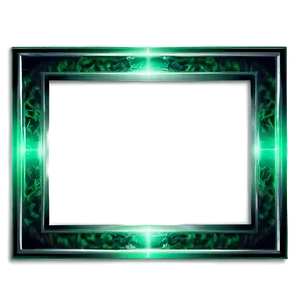 Green Glow Frame PNG Fxc PNG