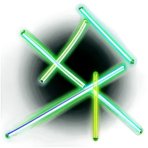 Green Glow Lines PNG 75 PNG