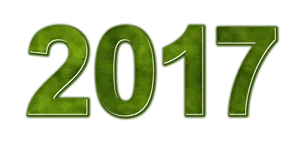 Green_ Glowing_2017_ New_ Year PNG image