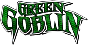 Green Goblin Comic Style Logo PNG image