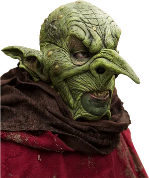 Green Goblin Portrait PNG image