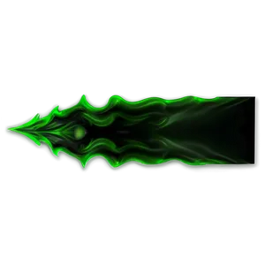 Green Gradient Flame Effect Png 39 PNG image