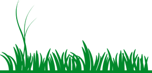 Green Grass Silhouette Black Background PNG image