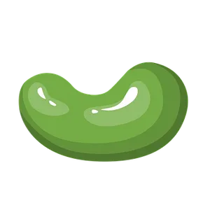 Green Gummy Candy Graphic