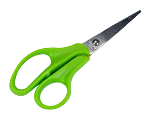 Green Handled Scissors PNG image