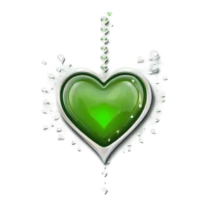 Green Hearts PNG Qfh67