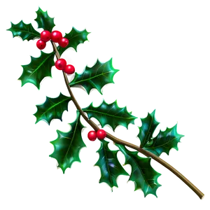 Green Holly Leaves PNG Elt PNG