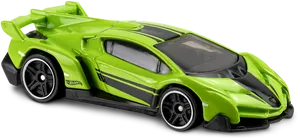Green Hot Wheels Sports Car