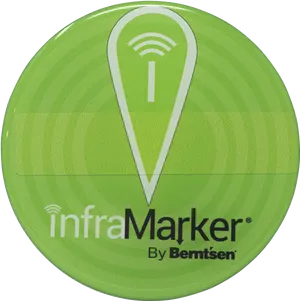 Green Infra Marker Frisbee PNG image
