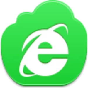 Green Internet Explorer Logo