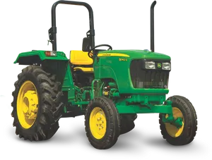 Green John Deere5042 D Tractor PNG image