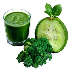 Green Juice Ingredients PNG Gqf
