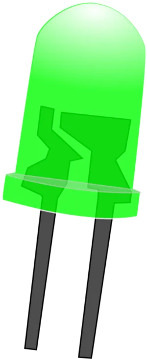 Green L E D Component