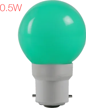 Green L E D Light Bulb05 W