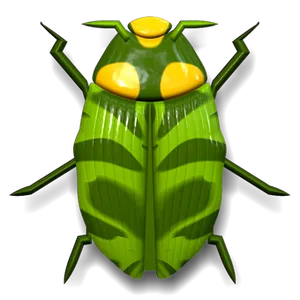 Green Ladybug Illustration