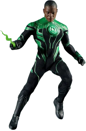 Green Lantern Action Figure PNG image