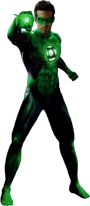 Green Lantern Pose PNG image