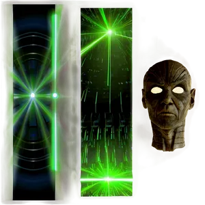 Green Laser Effect PNG Crt43 PNG