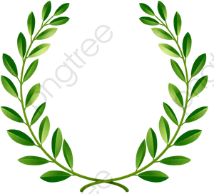 Green Laurel Wreath Graphic