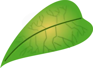 Green Leaf Digital Artwork