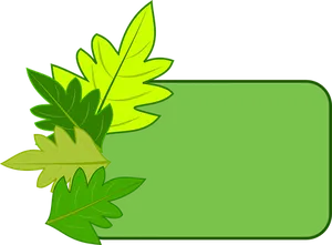 Green Leaf Frame Design