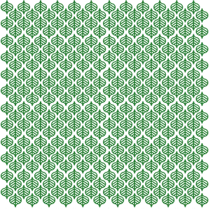 Green Leaf Pattern Background