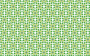 Green Leaf Pattern Background
