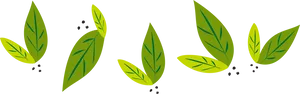 Green Leaves Vector Illustration