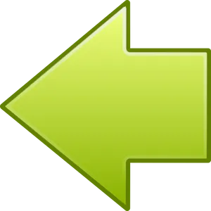 Green Left Arrow Clipart PNG